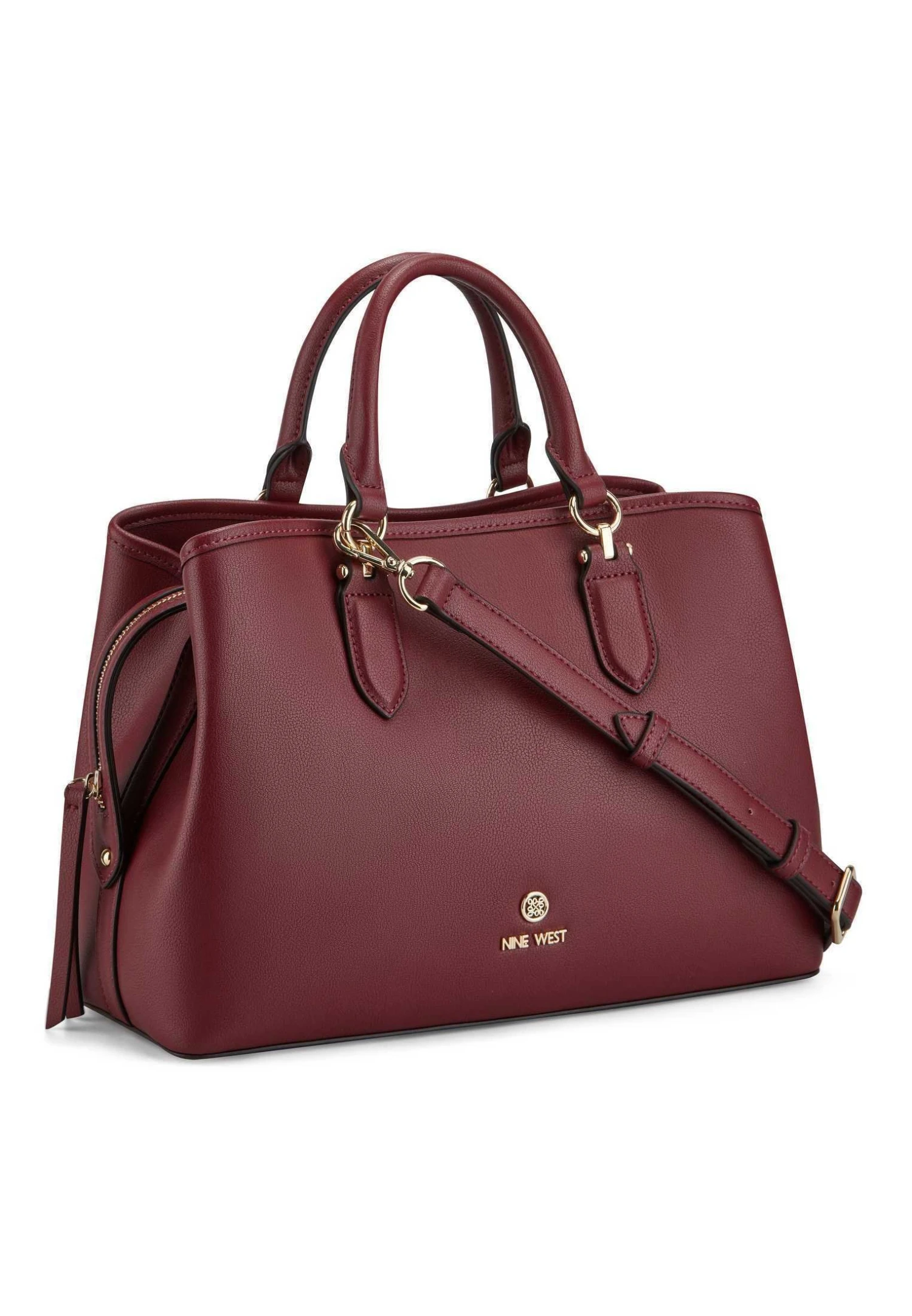 Nine West Saoirse Jet Set Satchel - Bolso De Mano - Claret 6 Nine West Saoirse Jet Set Satchel - Bolso De Mano - Claret - Imagen 4