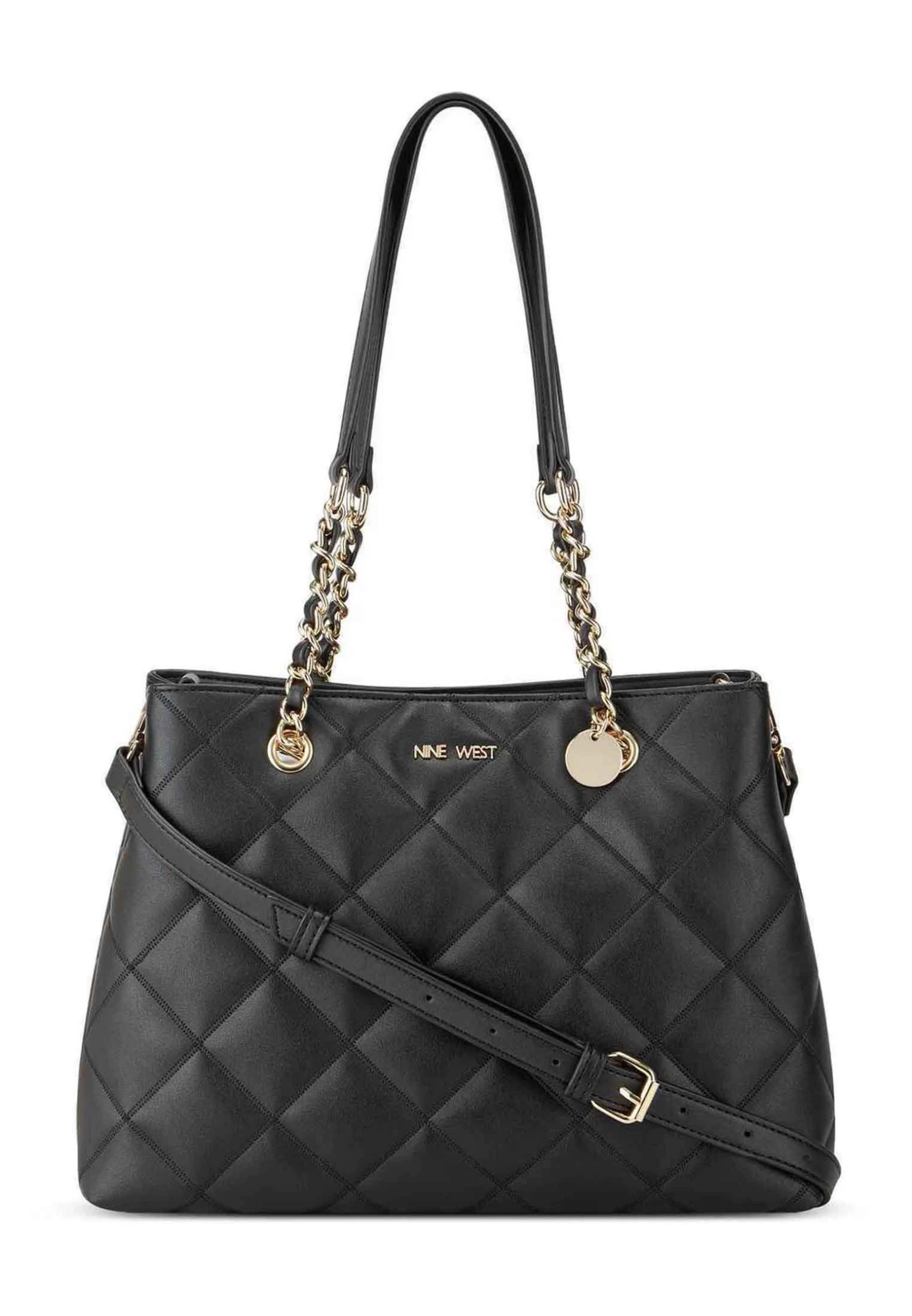 Nine West Malone Shoulder Satchel - Bolso De Mano - Black 3 Nine West Malone Shoulder Satchel - Bolso De Mano - Black