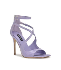 Nine West Zapatillas Con Pulsera Lilas Con Tacón Alto De Aguja Mujer -Nine West 43001890 x3