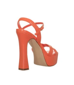 Nine West Sandalias Naranjas Con Tacón Alto De Media Luna Mujer 12 Nine West Sandalias Naranjas Con Tacón Alto De Media Luna Mujer -Nine West 43041152 x4