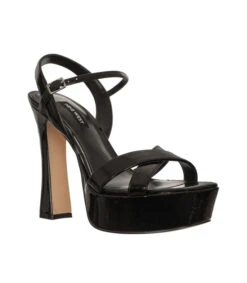 Nine West Sandalias Negras Con Tacón Alto De Media Luna Mujer 11 Nine West Sandalias Negras Con Tacón Alto De Media Luna Mujer -Nine West 43041181 x3