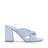 Nine West Sandalias Azul Claro Con Tacón Alto Ancho Galinda Mujer -Nine West 43041202 x1