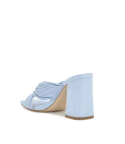 Nine West Sandalias Azul Claro Con Tacón Alto Ancho Galinda Mujer -Nine West 43041202 x4