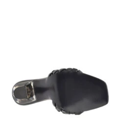 Nine West Sandalias Negras Con Tacón Alto Cuadrado Mujer -Nine West 43041221 x5