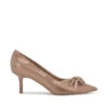 Nine West Zapatillas Pump Café Claro Con Tacón Medio De Aguja Mujer -Nine West 43077009 x1