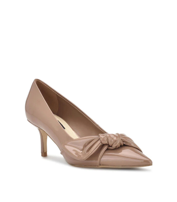 Nine West Zapatillas Pump Café Claro Con Tacón Medio De Aguja Mujer 5 Nine West Zapatillas Pump Café Claro Con Tacón Medio De Aguja Mujer - Imagen 3