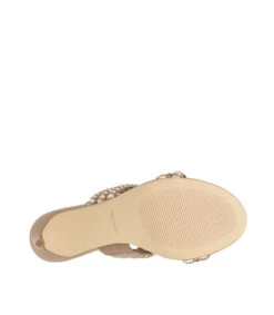 Nine West Zuecos Beige Pause Con Tacón Alto De Aguja Mujer -Nine West 43077081 x5