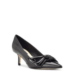 Nine West Zapatillas Casuales Negras Con Tacón Medio De Aguja Mujer -Nine West 43077140 x3