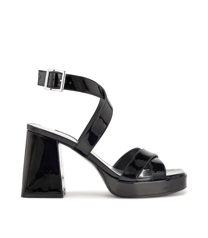 Nine West Sandalias Negras Con Tacón Alto Mujer 3 Nine West Sandalias Negras Con Tacón Alto Mujer