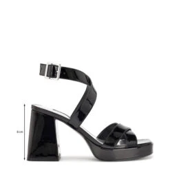 Nine West Sandalias Negras Con Tacón Alto Mujer 13 Nine West Sandalias Negras Con Tacón Alto Mujer -Nine West 43114955 x6