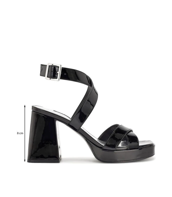 Nine West Sandalias Negras Con Tacón Alto Mujer 8 Nine West Sandalias Negras Con Tacón Alto Mujer - Imagen 6