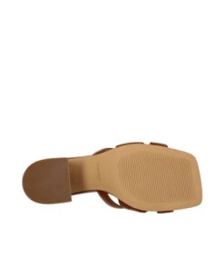 Nine West Zuecos Cafés Con Tacón Medio De Media Luna Mujer -Nine West 43149764 x6