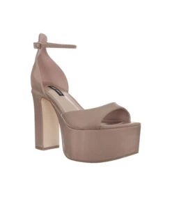 Nine West Sandalias De Tacón Alto Ancho Lisas Mujer 11 Nine West Sandalias De Tacón Alto Ancho Lisas Mujer -Nine West 43302013 x3