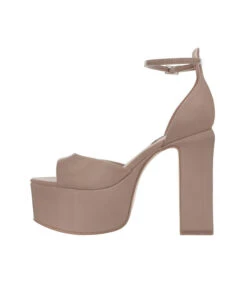 Nine West Sandalias De Tacón Alto Ancho Lisas Mujer 13 Nine West Sandalias De Tacón Alto Ancho Lisas Mujer -Nine West 43302013 x5