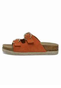 Nine West Outdoor Telo2 3Fx - Sandalias Planas - Orange