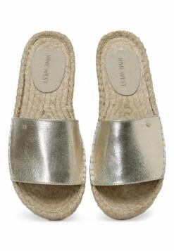 Nine West Joju 3Fx - Sandalias Planas - Gold -Nine West 4af0c1dbe17740a4ab9cf5e5a0523a97