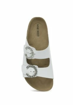 Nine West Leroy 3Fx - Sandalias Planas - White -Nine West 4fdf3a6c499f44ccaf83f69d60de32e7