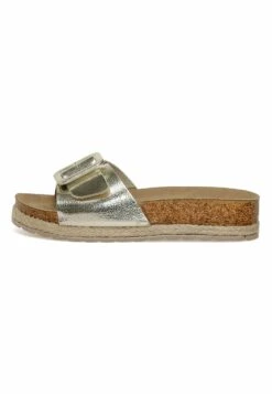 Nine West Desna 3Fx - Sandalias Planas - Gold