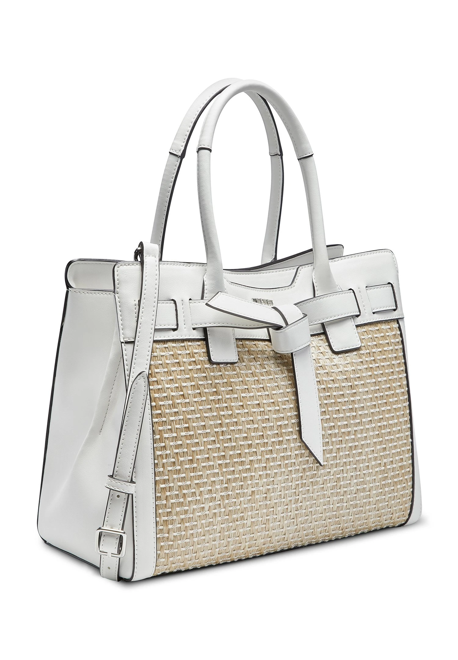 Nine West Gabriella Jet Set - Bolso De Mano - Natural Optic White 5 Nine West Gabriella Jet Set - Bolso De Mano - Natural Optic White - Imagen 3