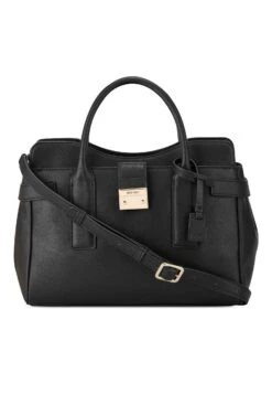 Nine West Margaux Elite Satchel - Bolso De Mano - Black