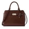 Nine West Maribel Satchel - Bolso De Mano - Mahogany -Nine West 8a44ec60e59e490cb68babbcf6996c64