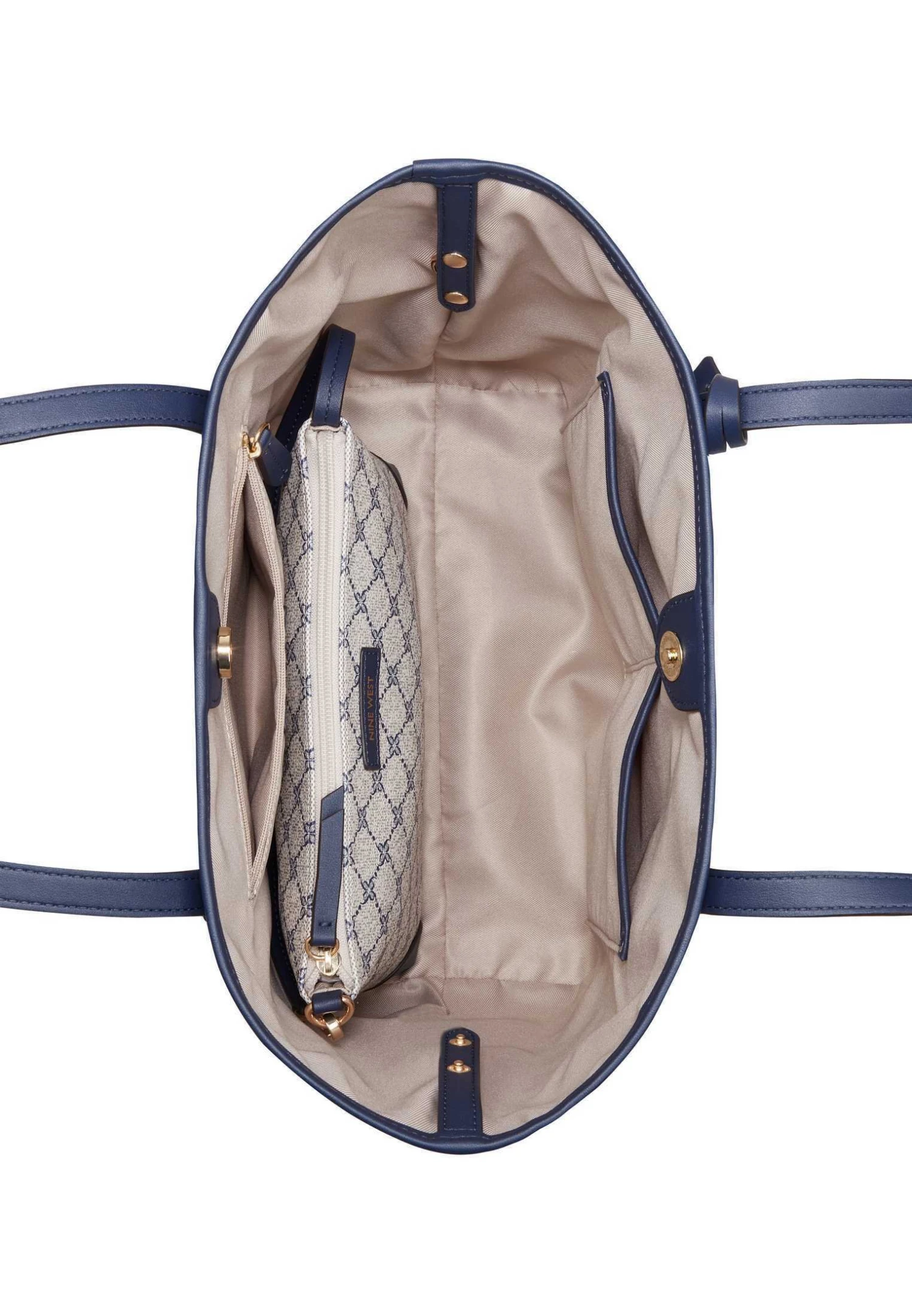 Nine West Delaine 2 In 1- Bolso Shopping - Navy Blue 5 Nine West Delaine 2 In 1- Bolso Shopping - Navy Blue - Imagen 3