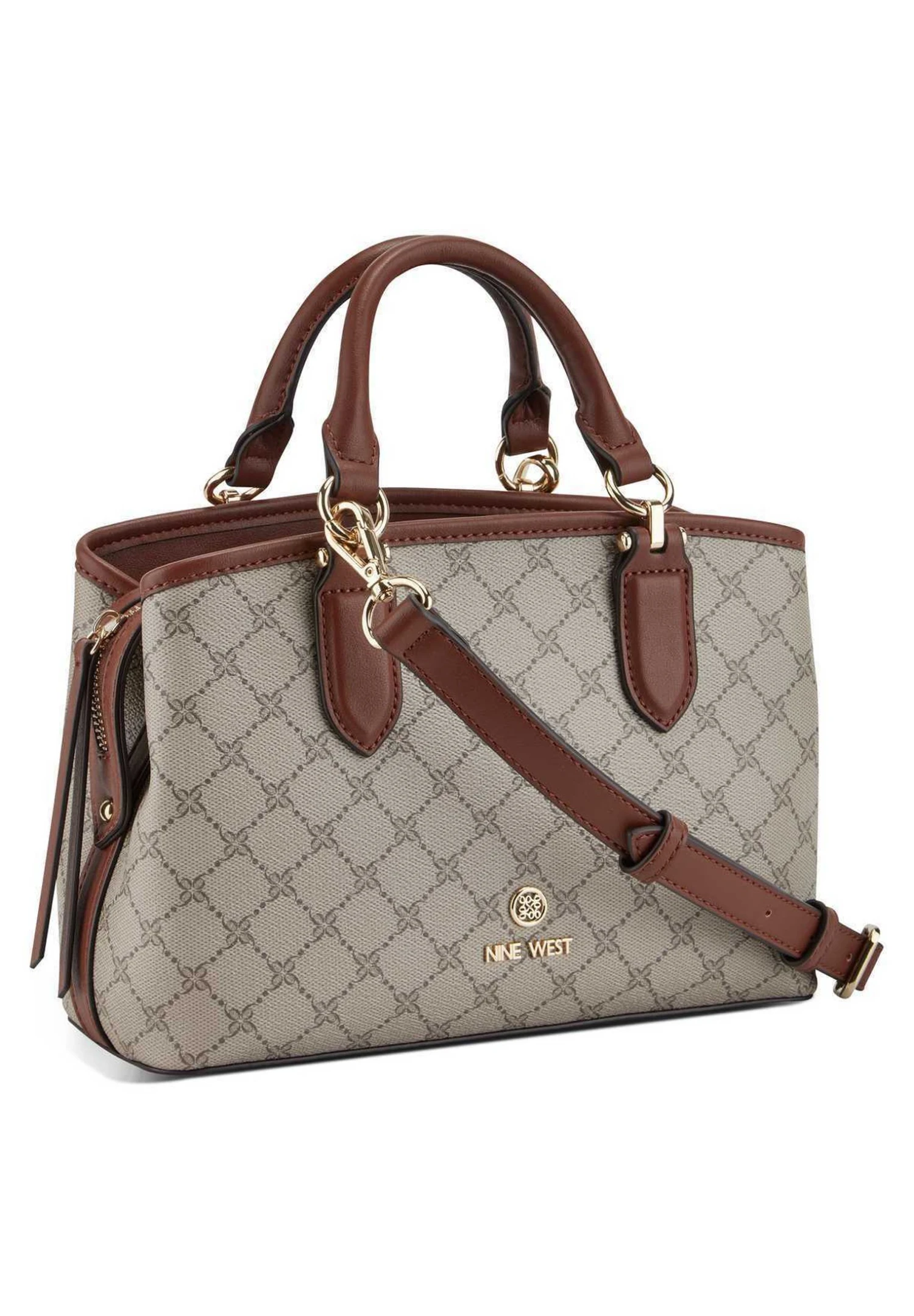 Nine West Saoirse Small Satchel - Bolso De Mano - Mahogany 6 Nine West Saoirse Small Satchel - Bolso De Mano - Mahogany - Imagen 4