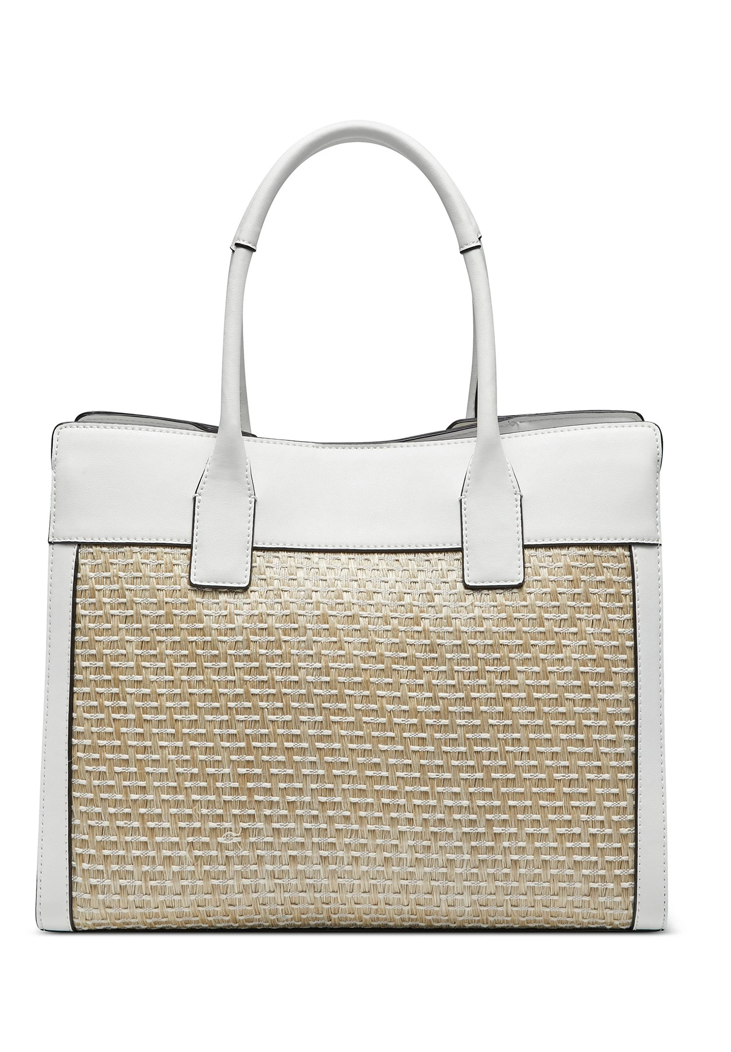 Nine West Gabriella Jet Set - Bolso De Mano - Natural Optic White 4 Nine West Gabriella Jet Set - Bolso De Mano - Natural Optic White - Imagen 2