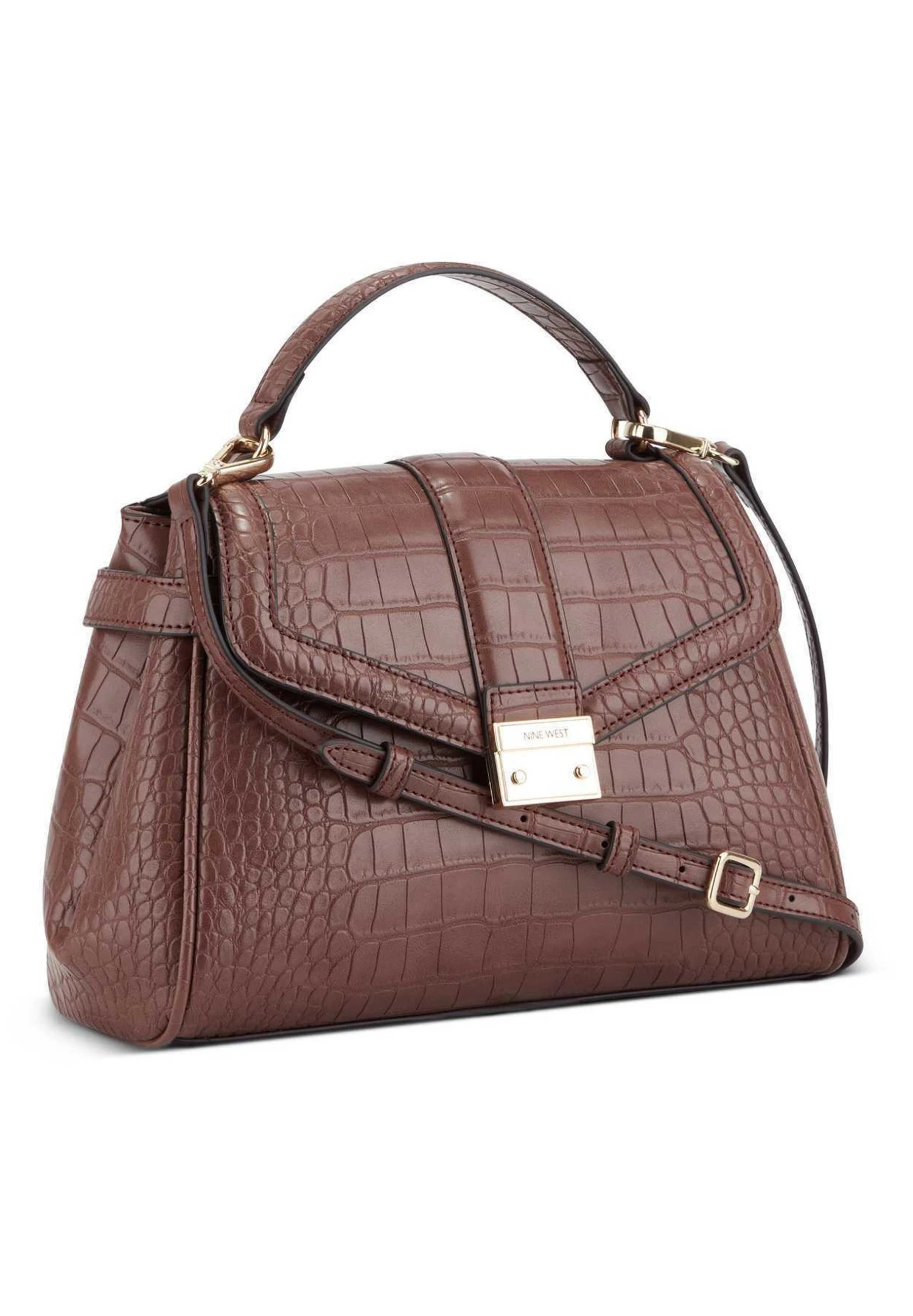 Nine West Margaux Flap - Bolso De Mano - Mahogany 6 Nine West Margaux Flap - Bolso De Mano - Mahogany - Imagen 4
