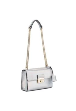 Nine West Thatcher Mini Convertible Flap - Bandolera - Silver 9 Nine West Thatcher Mini Convertible Flap - Bandolera - Silver -Nine West c32a50146c6c484390f326b0cc76382a