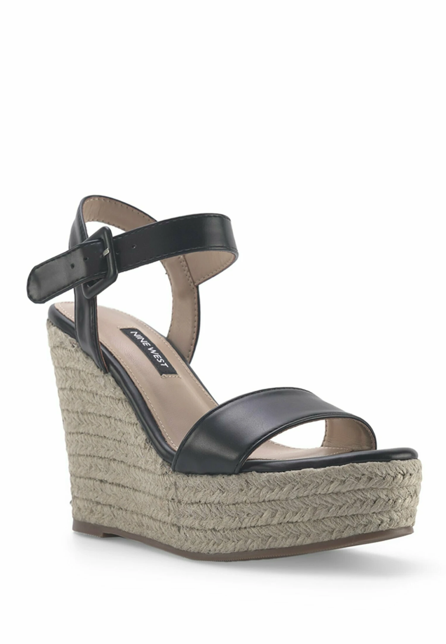 Nine West Filled Benoit3Fx - Sandalias De Cuña - Black 4 Nine West Filled Benoit3Fx - Sandalias De Cuña - Black - Imagen 2