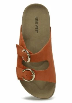 Nine West Outdoor Telo2 3Fx - Sandalias Planas - Orange -Nine West d3baf2388ba24734ae7e5ae0ffefd51b