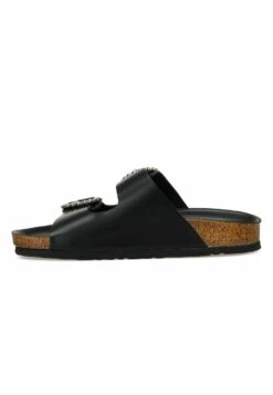 Nine West Sandalias Planas - Black